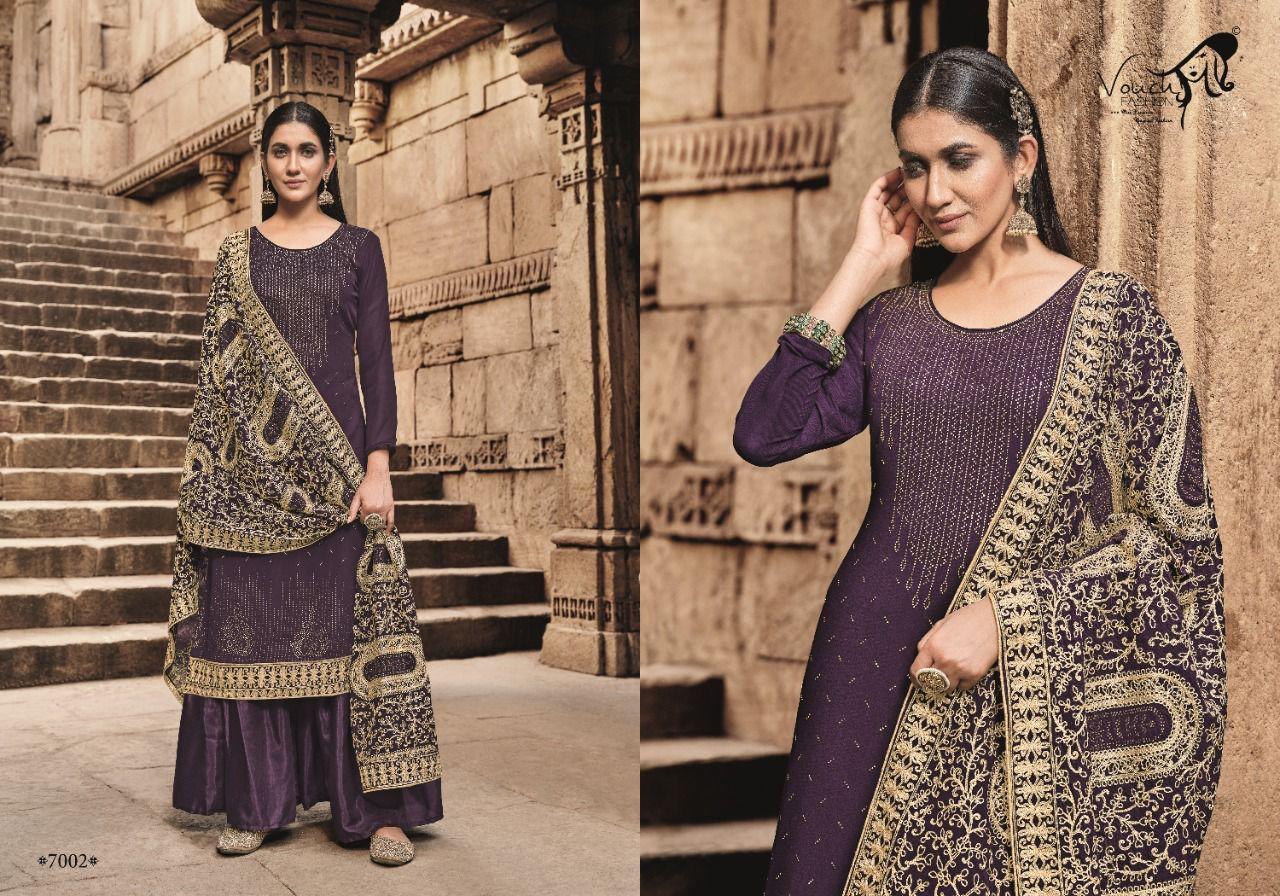 Vouch Naari Vol 7 Wholesale Georgette Salwar Suits Catalog